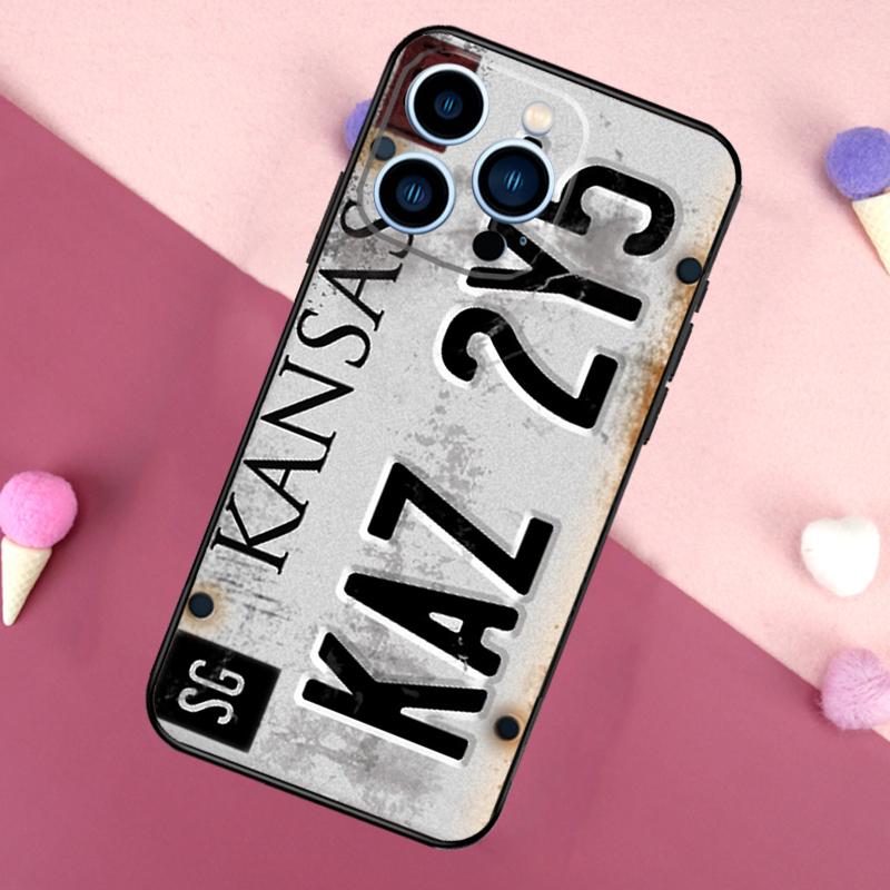 

License Plate Number Case For iPhone 16e 16 15 Pro Max 11 12 13 Mini 14 15 Pro Max 15 Plus XR Phone Back Cover iPhone 11