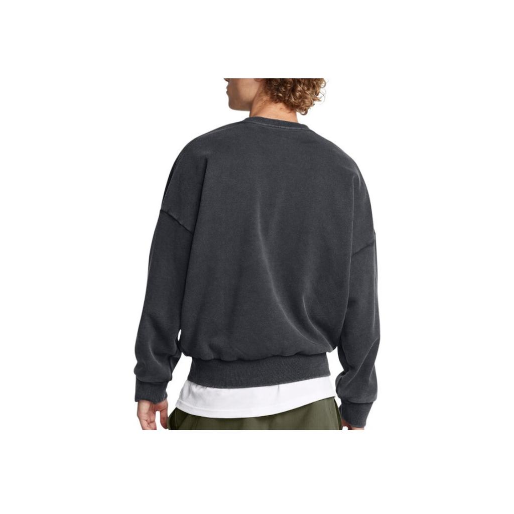 Under Armour Icon Training Crew Neck Pullover Sweatshirt Men Sweatshirt Black 1386553-001