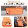 High Quality Liquid Silicone Magnetic Phone Case for iPhone 17 13 14 15 16 Pro Max Shockproof Cover Metal with Camera Frame