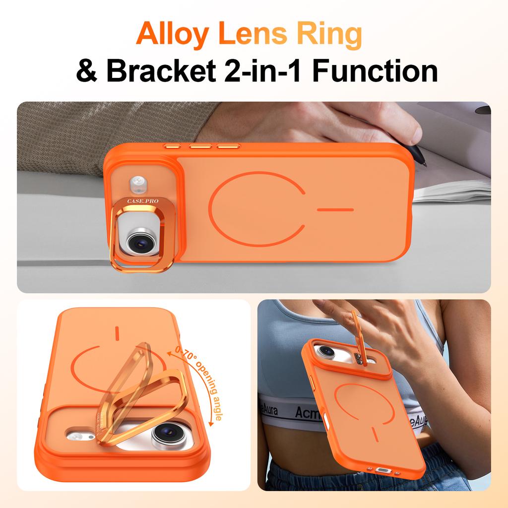 High Quality Liquid Silicone Magnetic Phone Case for iPhone 17 13 14 15 16 Pro Max Shockproof Cover Metal with Camera Frame