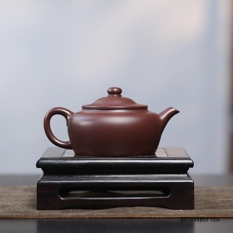 Tradition Yixing Purple Clay Teapot Chinese Handmade Zisha Tea Pot Beauty Tea Infuser Kettle Household Tea Set Teaware 160ml