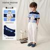 Teenie Weenie Kids Boys' Casual Stripe Print Short Sleeve Cotton T-shirt