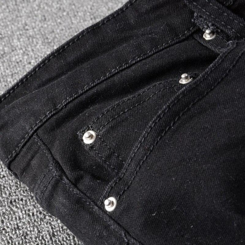 Buy Trendy Crystal Stitch Color Jeans 