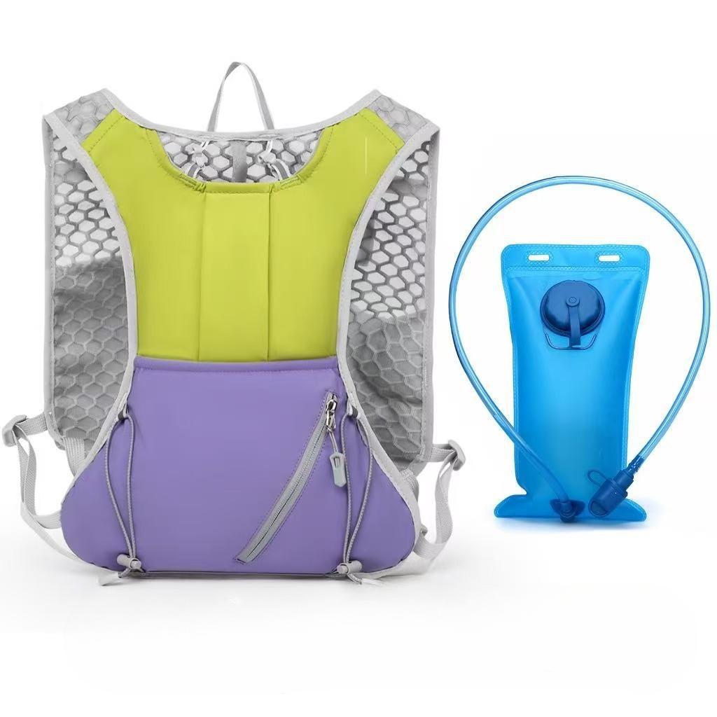Running Backpack Water Bottle Bag Dual-shoulder Bag Lightweight Marathon Hiking Bag