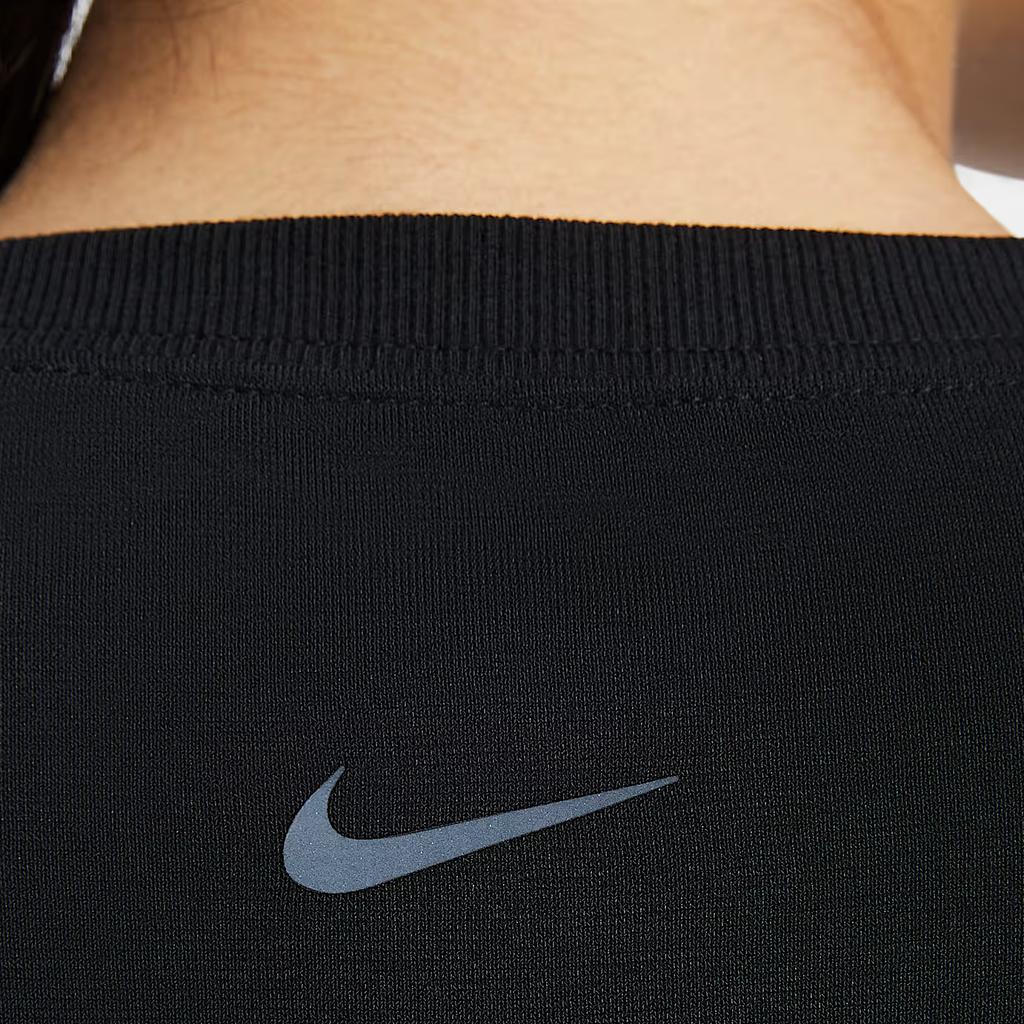 Nike One Series Quick-Dry Loose Comfortable Short Sleeve T-Shirt Women Tops Black Clear HJ1066-010