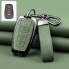 Zinc Alloy Leather Car Key Cover Housing Key Fob For Toyota Prius Camry Corolla C-Hr Chr Rav4 Land Cruiser Prado Key Fob
