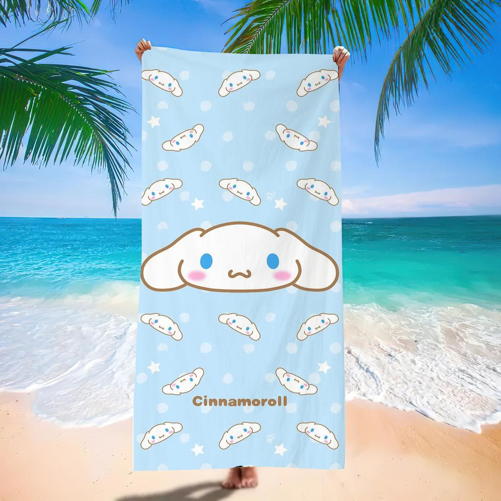 Popular Beach Towels Children'S Cartoon Quick-Drying Beach Towels Microfiber Digital Printing Bath Towels