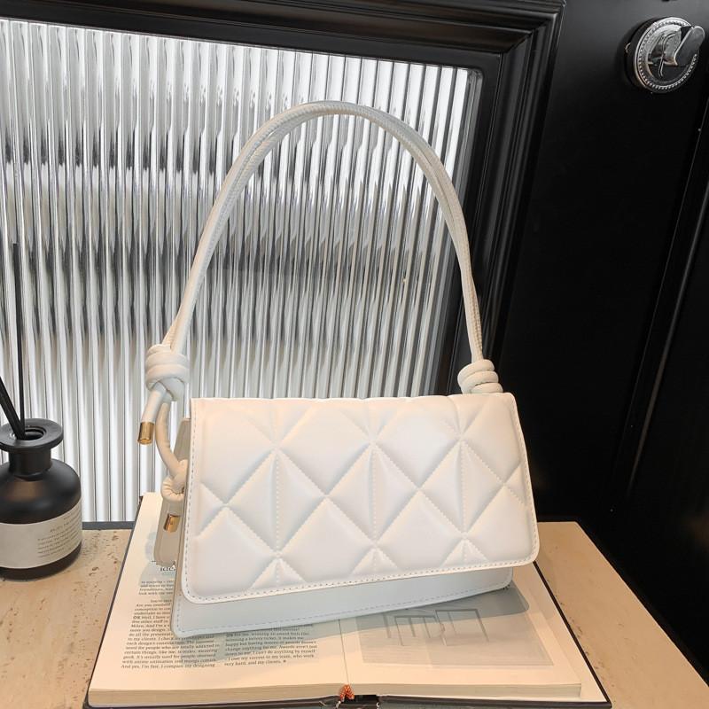 Elegant Pu Underarm Bag 2024 New Fashionable Quilted Shoulder Bag For Women