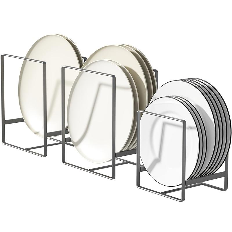 

3pcs or 4pcs Dish Rack, Plate Drain Rack, Black and White, Space-Saving Home Organizer, Strong and Durable, Easy to Clean XL