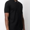 Emporio Armani Solid Color Short Sleeve Polo Shirt Men tops Black 3K1FM6-1JTKZ-0999