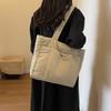 Fashion Lady Laptop Handbags Large Capacity Women Cloud Tote Bag Puffer Shoulder Bag  for Winter
