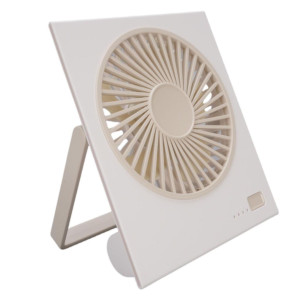 Desk Fan 4 Speeds 180 Degree Tilt Folding Quiet Strong Wind Battery Operated Desktop Fan for Bedroom Camping