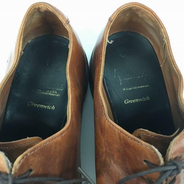 Allen Edmonds Rare Greenwich Wholecut Shoes Brown size 9.5D 27.0-27.5 Vintage Men's(USED)