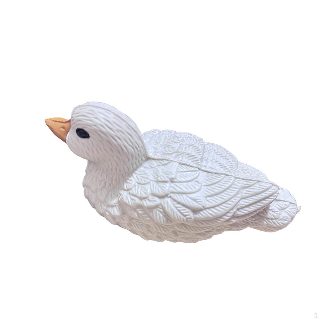 Seeenten-Dekor, Tierstatue, kreative, lustige Figur, realistische Teichdekoration, Gartenornament