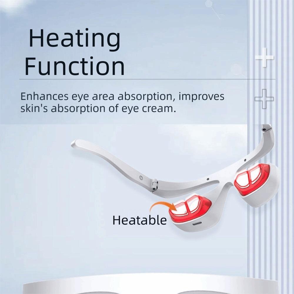 3D Surrounding Eye Massager Microcurrent Glasses Massage Beauty Machine  Eye Puffiness