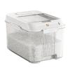 LISM Kitchen Rice Storage Bin with Timer