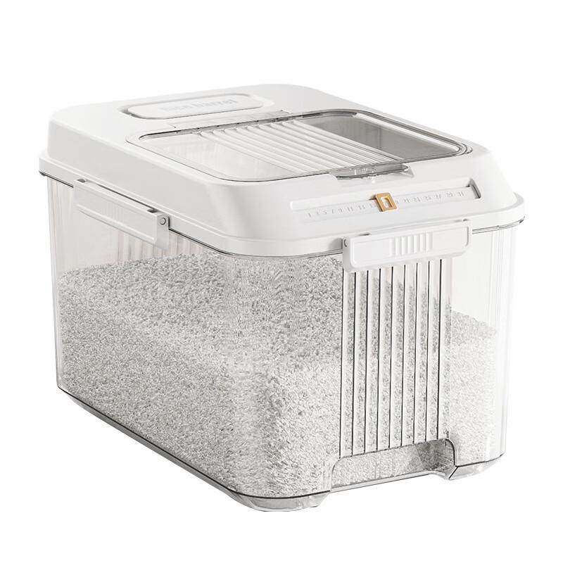 LISM Kitchen Rice Storage Bin with Timer