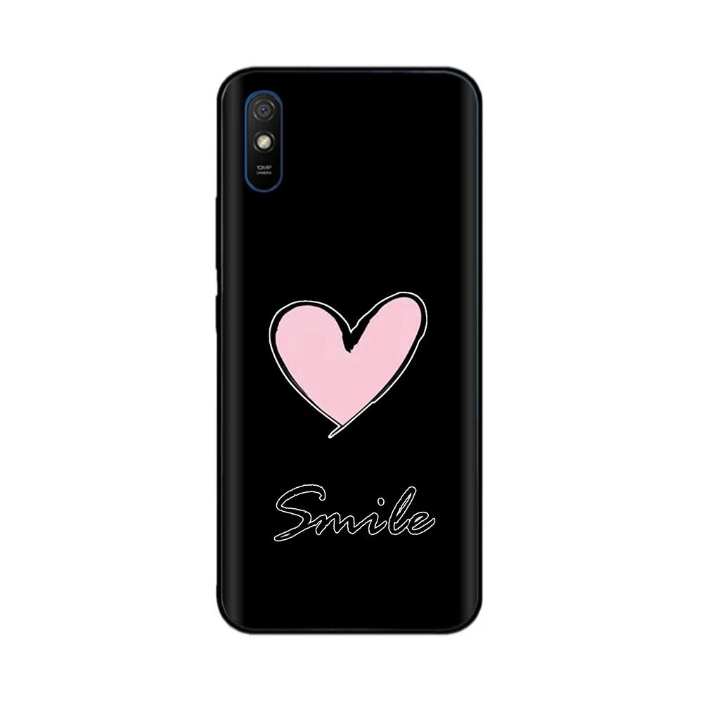 Funda de Teléfono Para Redmi 9A Funda Suave Lisa Silicona Líquida Cubierta Trasera Para Xiaomi Redmi 9A Fundas Cubiertas Para Redmi 9A 9AT Fundas Capa