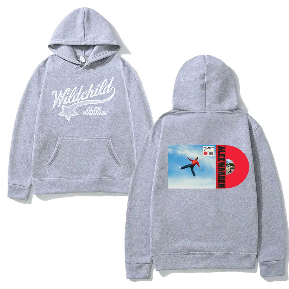 Alex Warren 2026 New Album WILDCHILD Pattern Printing Fashion Man Unisex Moletom for Autumn Winter with Hooded Comfortable Hoody