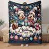1pc Mickey Printing Blanket - Soft, All-Season Throw for Office Blanket,  | Personalized Gift with Adorable Cartoon Design