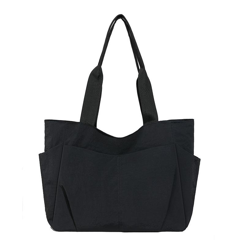 

Versatile Large Capacity Japanese Tote: Mommy, Sports, Yoga & Commuter Shoulder Bag чёрный