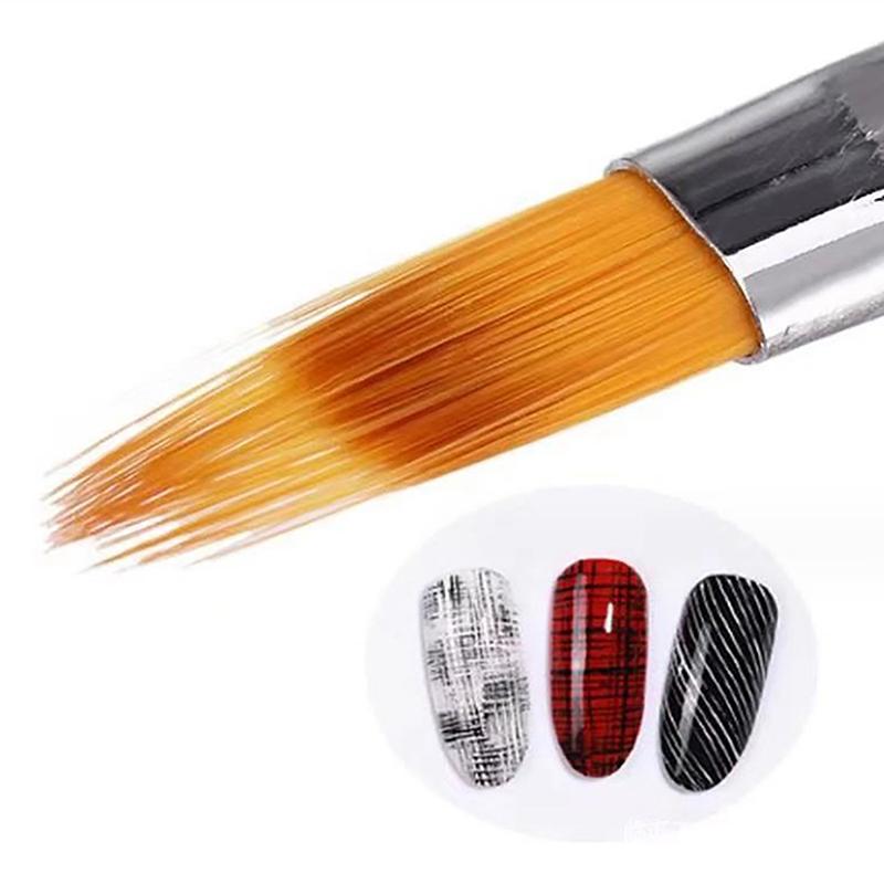1Pcs Nail Art Brush Gel Brush For Nail Art Ombre Soft Gradient Brush For Manicure Nail Polish Drawing Painting Uv Gel Decor Pen