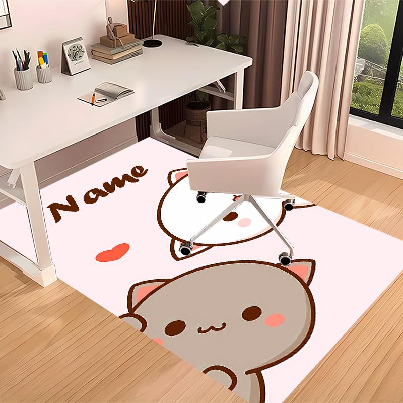 Custom personalization Bubu Dudu Print Area Rug - Soft, Washable Non-Slip Indoor Mat,Living Room,Home&Office Decorative Rug