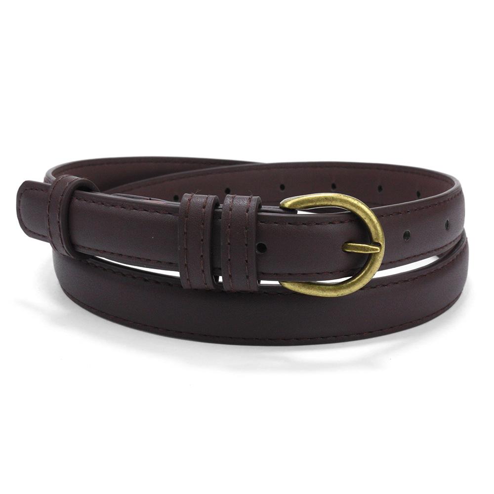 Women'S Belt Simple Vintage Belt Women'S Decorative Student Jeans Belt