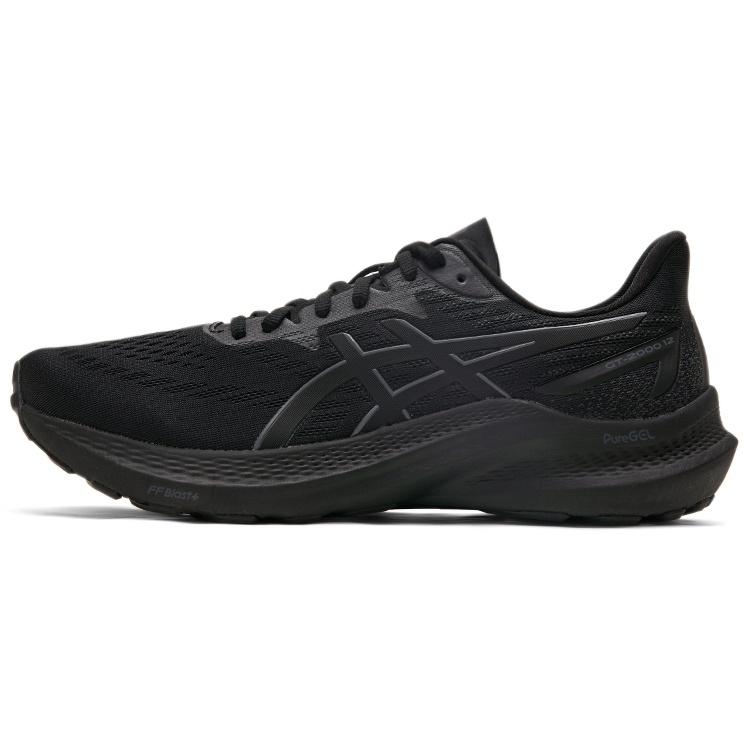ASICS GT-2000 12  Triple Black  Men s 1011B691-001 EU 46.5