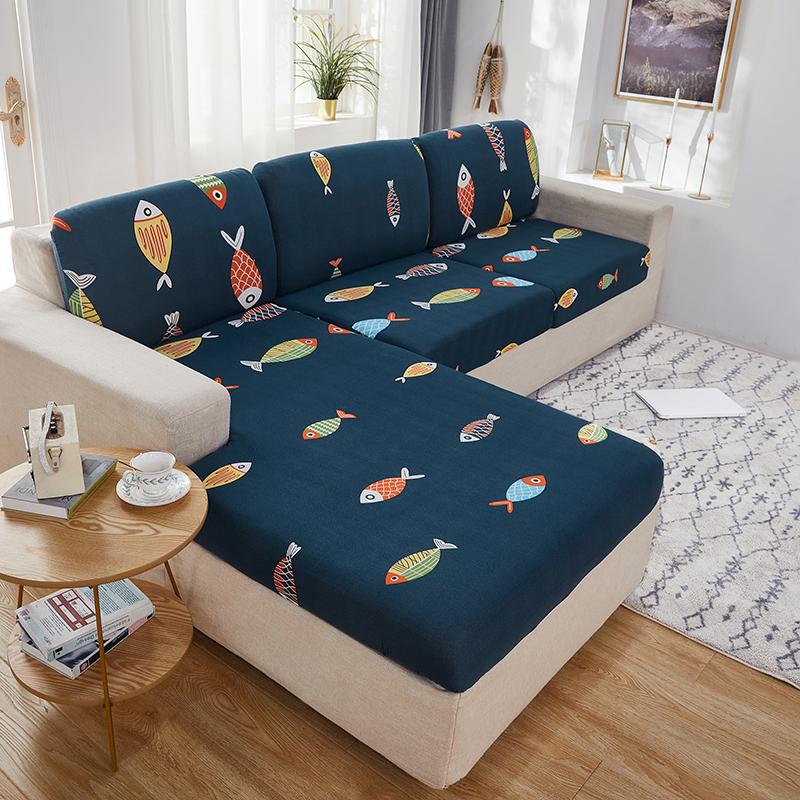 

Чехлы для диванов с принтом Чехлы для сидений диванов с эластичным узором Эластичные чехлы для сидений диванов Моющиеся защитные чехлы для мебели Plus(S)