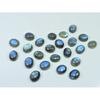 9X11MM Natural Labradorite Blue Fire Oval Cabochon Loose Gemstone 23Pcs Lot C-1079