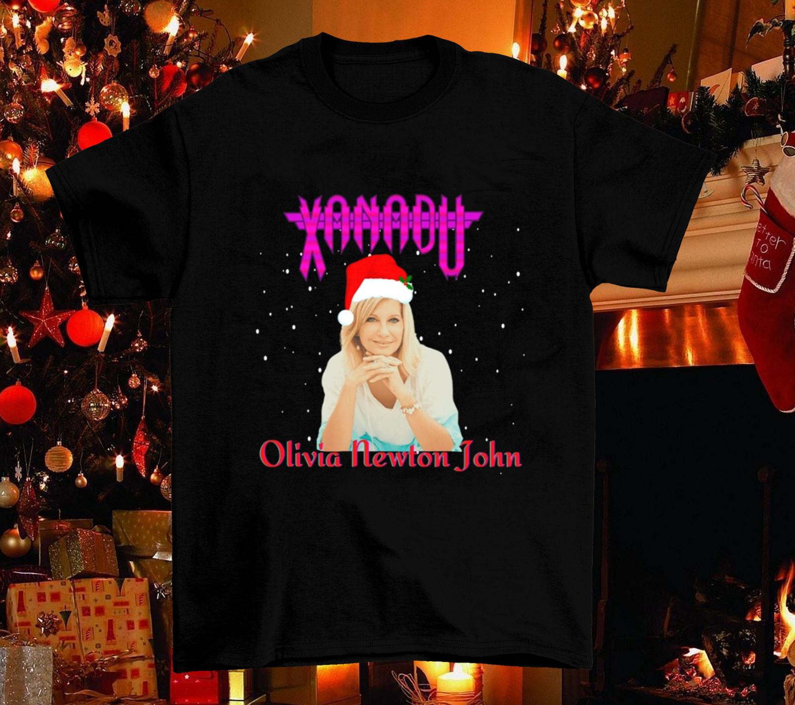 Christmas OLIVIA NEWTON-JOHN For Fan Black All size Shirt QQ1402 XL