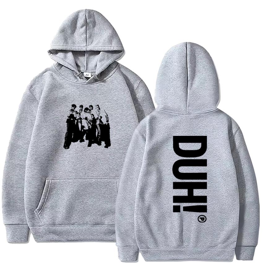KPOP P1Harmony DUH Album Lustiger Hoodie Hip Hop Grafik Sweatshirt 90er Jahre Vintage Streetwear Harajuku Trainingsanzug Y2K Kleidung