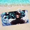 Demon Slayer Tanjiro Kamado Microfiber Beach Towel Absorbent Quick dry Soft Yoga Swimming Resort Mountain Climbing Towel