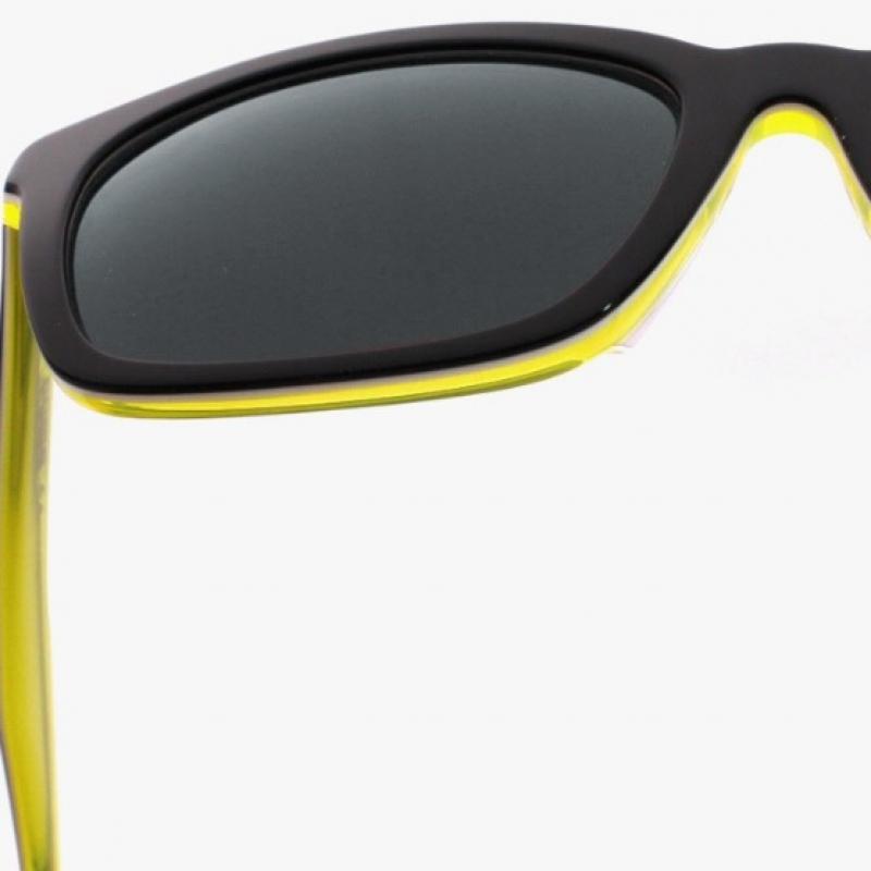 Puma Pu0084sk 001 Ripper Square Horn Rimmed Over Asian Fit Sunglasses