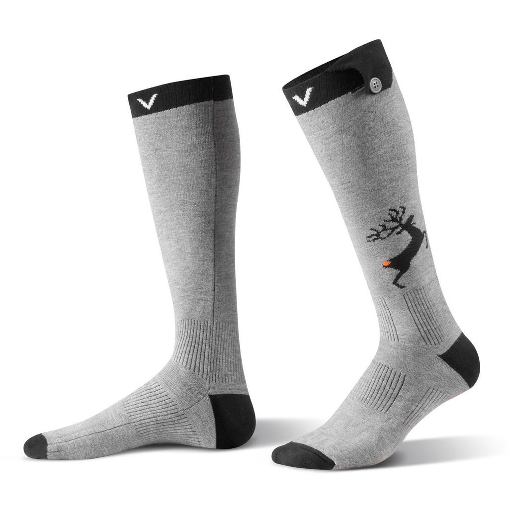 Heated Socks, 6000mAh Battery Powered, Rechargeable Heating Socks with 4 Heating Levels, Electric Heated Sock with APP Control for Men Women, Foot