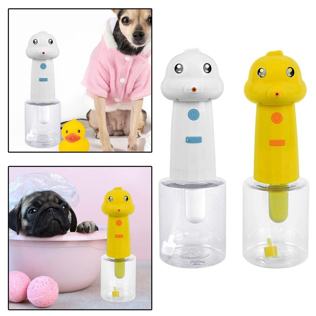 Mașină Electrică de Pulverizare Spumă pentru Animale de Companie, Instrument Portabil pentru Baia Câinilor, Presiune Reglabilă, Duș pentru Pui/Pisici, Accesorii pentru Baia Animalelor de Companie pentru Uz Casnic