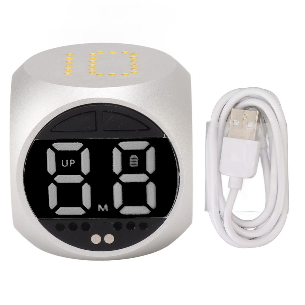 Six Side Flip Timer 3D Surface Precise Digital Cube Workout Timer for Time Management Home Study B