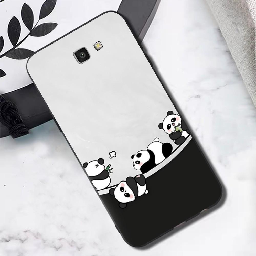 

Anime Cute Panda Phone Case For Samsung S 9 10 20 21 22 23 30 23 24 plus lite Ultra FE S10lite Fundas Samsung S30 5G
