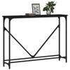 VidaXL Console Table Black 102x22.5x75 Cm Engineered Wood 834130