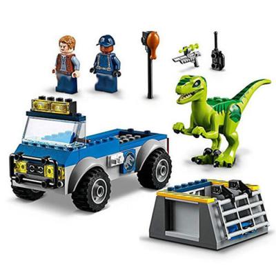 lego jurassic world raptor rescue truck
