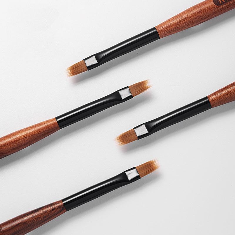 UV Gel Nagelpinsel Gemischter Farbverlauf Stift DIY Malstift Maniküre Holz Zeichenpinsel für Nail Art Design Nägel Tip Display