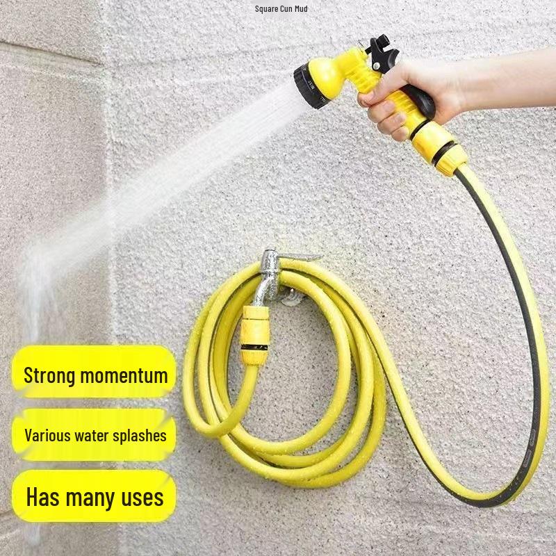 High-Pressure Water Spray Gun & Hose Connector for Car Wash and Garden