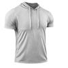 Men S Summer Casual Short Sleeve Hooded T Shirt For Fitness