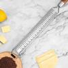 Wood Handle Grater Stainless Steel Lemon Zester Cheese Grater Combo for Parmesan,Garlic Ginger Chocolate Fruits 1