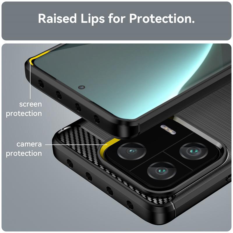 For Xiaomi 13 Pro Case Cover for Xiaomi Mi 13 Pro Coque Shell Funda Soft Silicone Carbon Fiber Phone Bumper For Xiaomi 13 Pro