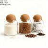 Qianxing High Borosilicate Glass Storage Jars with Spherical Cork Lids