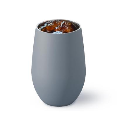 [Perfect Gift] Iris Ohyama Stainless Steel Tumbler, 250ml, Vacuum Insulated, Keeps Drinks At the Perfect Temperature, Gray, STE-250