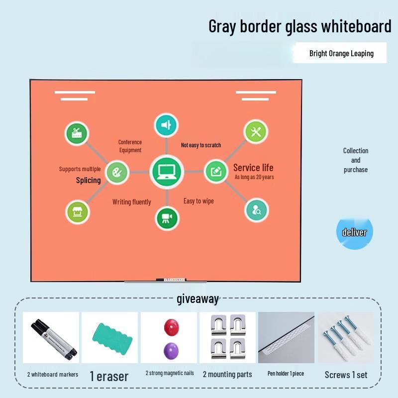 Yipan HC Magnetic Whiteboard 90x180cm