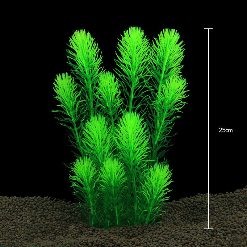 Artificial Aquarium Decor Plants Underwater Water Grass Aquatic Plastic Plants For Fish Tank Aquarium Decorations